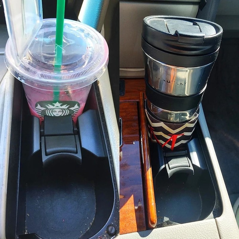 Adjustable Center Console Cup Holder Divider Cup Separator Insert 9
