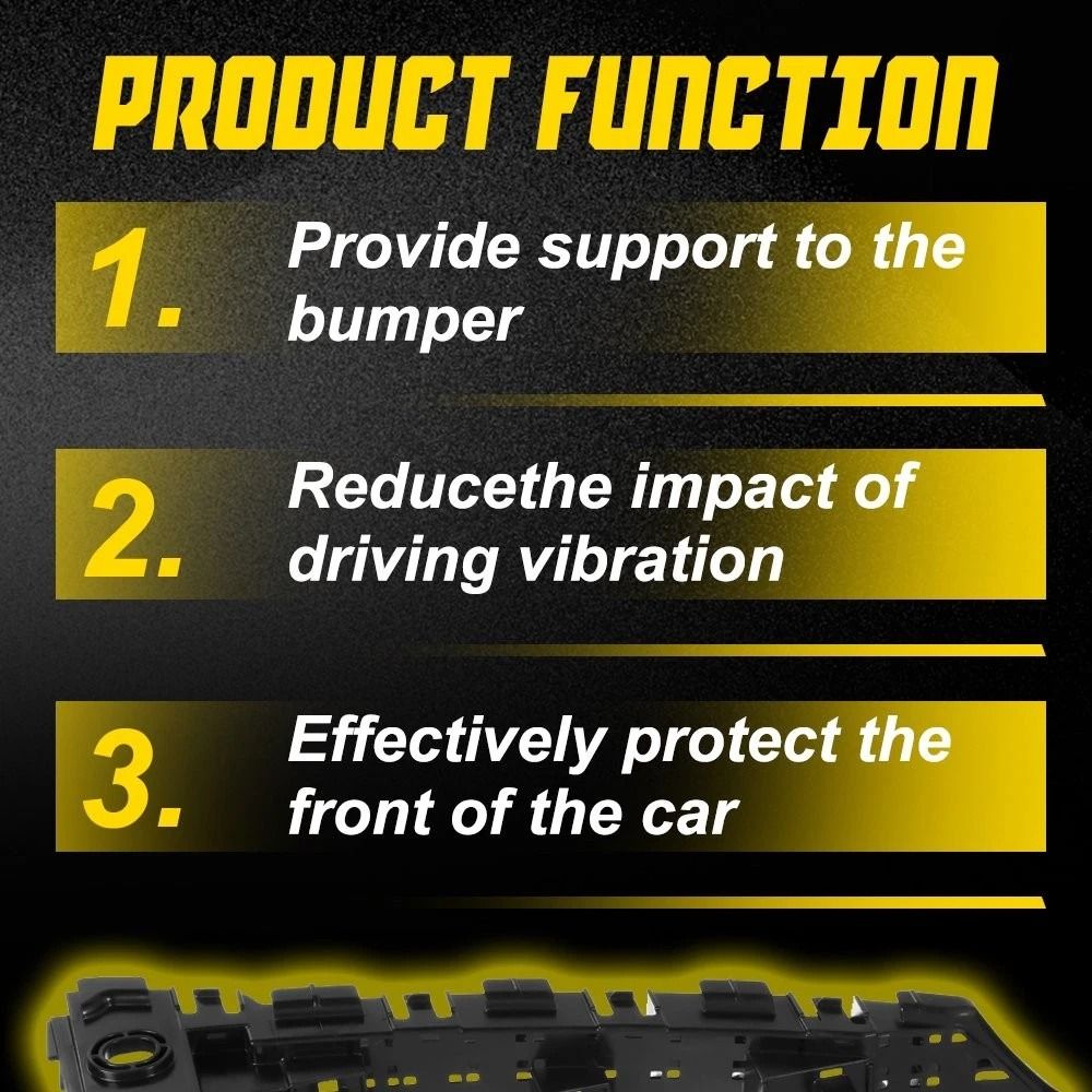 HighQuality Front Upper Left Bumper Bracket Fits Your Car Perfectly 3