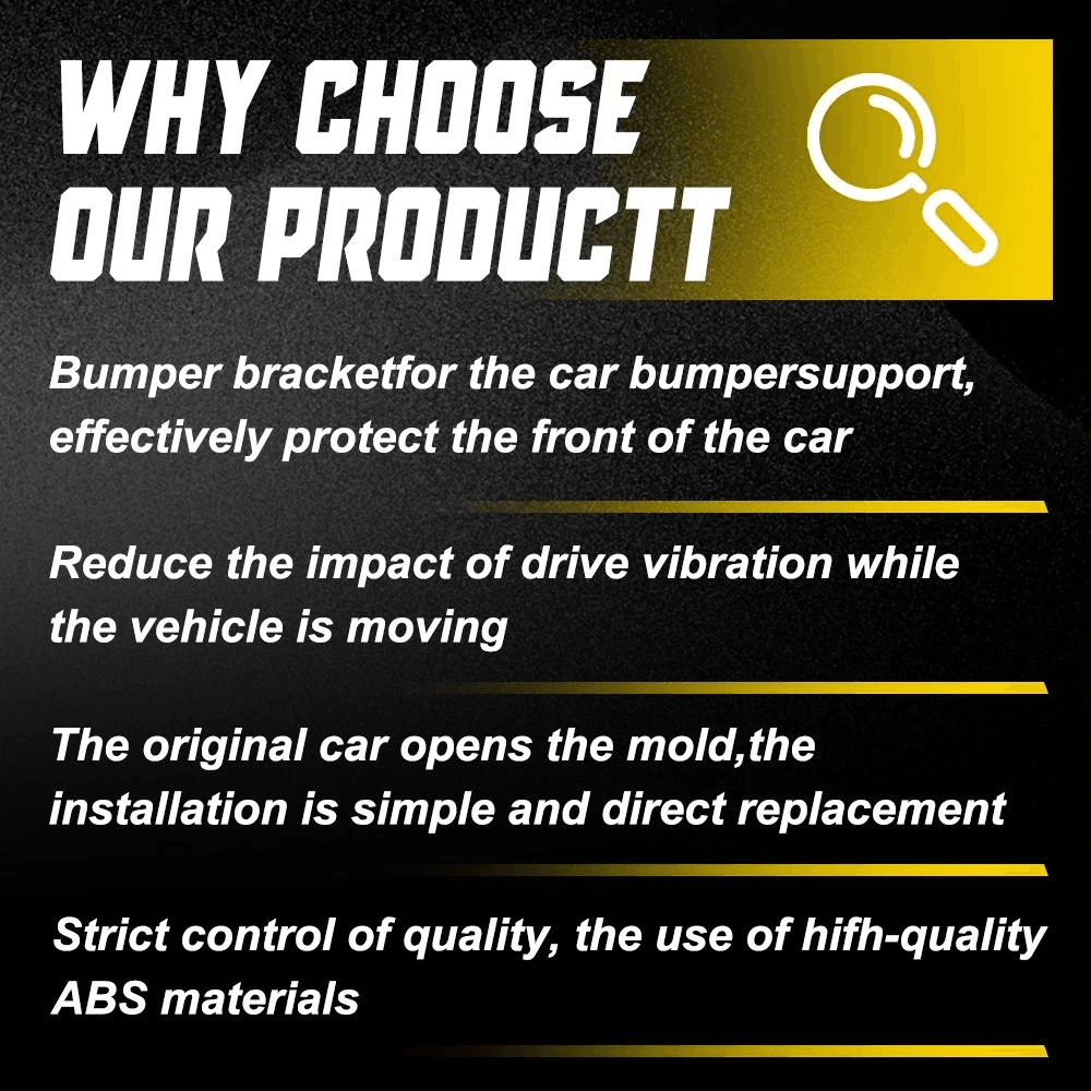 HighQuality Front Upper Left Bumper Bracket Fits Your Car Perfectly 4