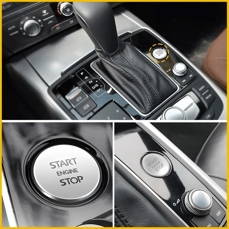 Audi Engine Start Stop Push Button Switch Keyless Entry Solution 7