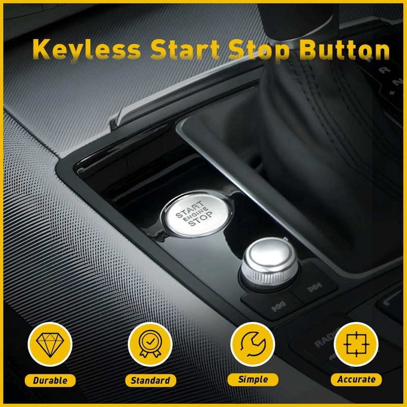Audi Engine Start Stop Push Button Switch Keyless Entry Solution 8