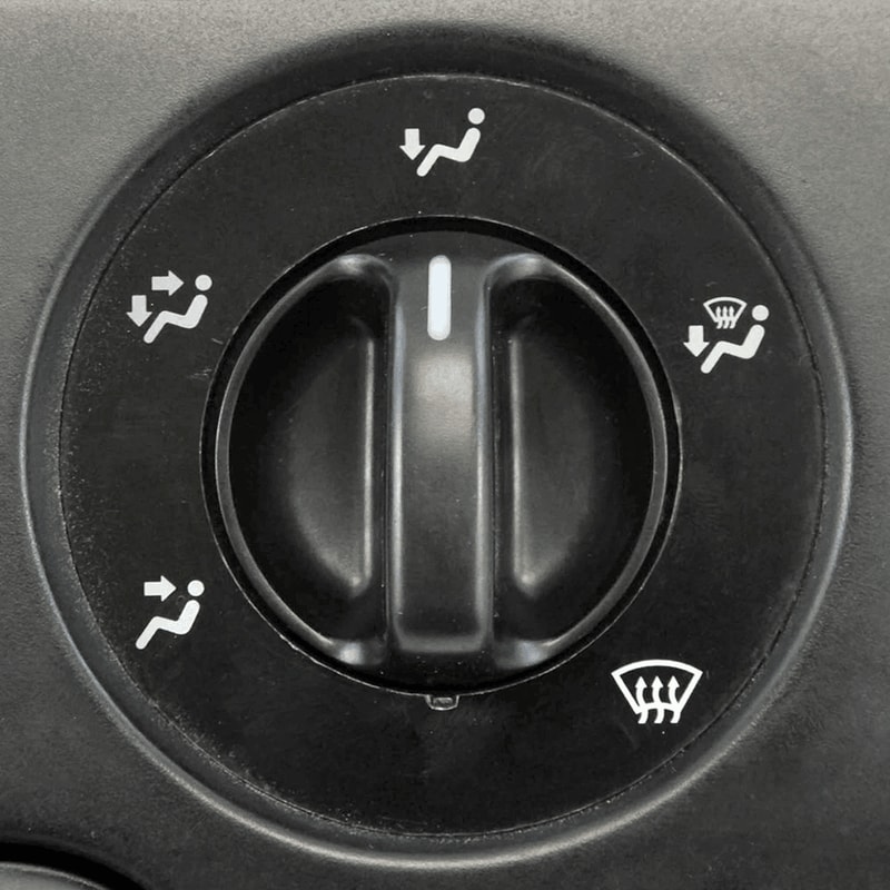 Replacement Knobs For Heater AC Control SET 7