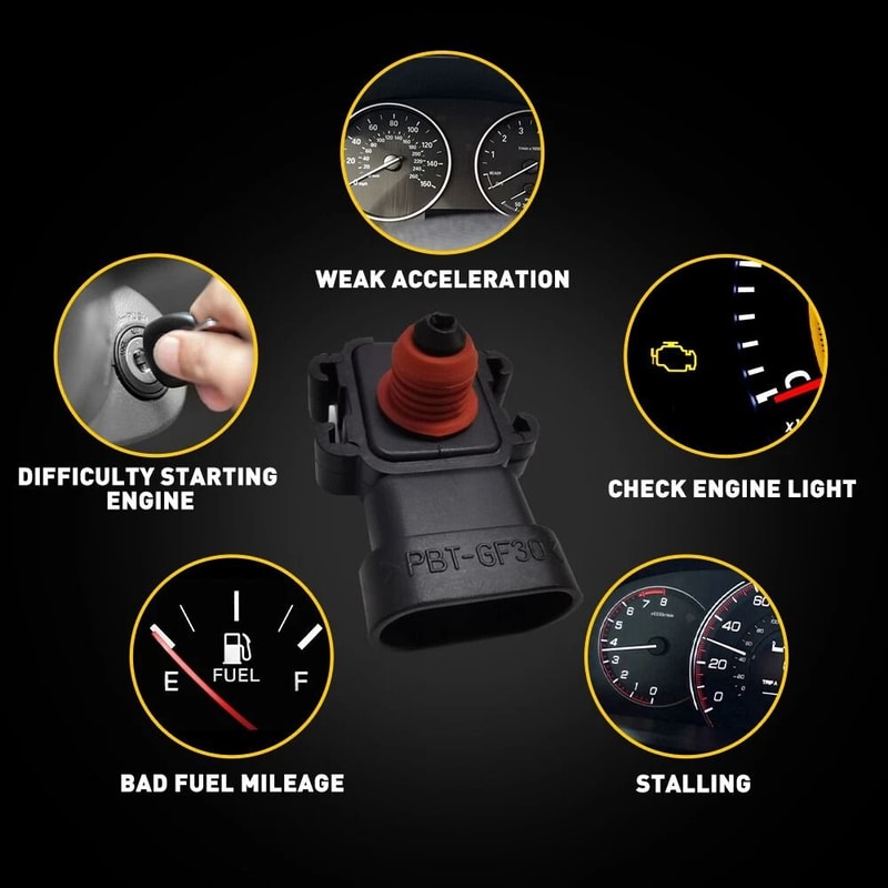 HighQuality MAP Manifold Absolute Pressure Sensor For Engine Performance 9