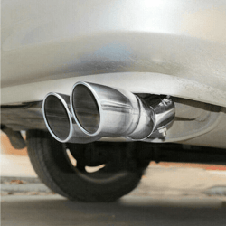 chrome stainless steel muffler pipe, universal car exhaust tail pipe