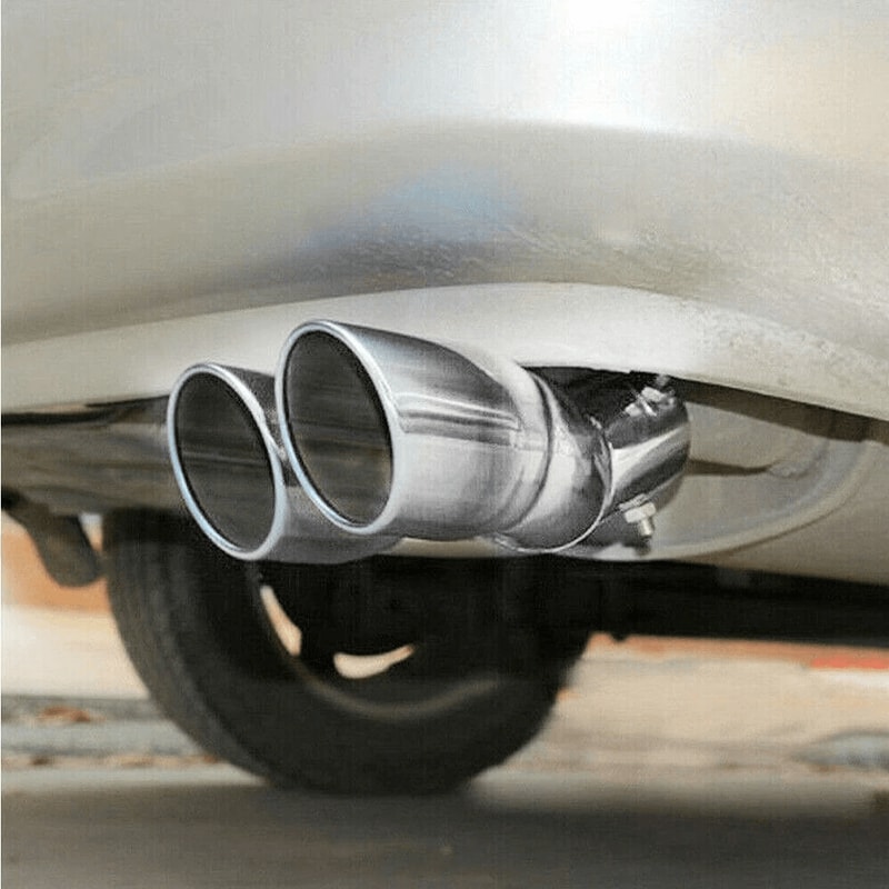 Chrome Stainless Steel Muffler Pipe Universal Car Exhaust Tail Pipe 0
