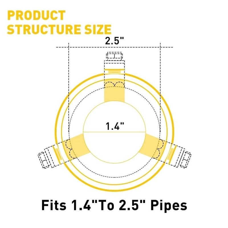 Chrome Stainless Steel Muffler Pipe Universal Car Exhaust Tail Pipe 5