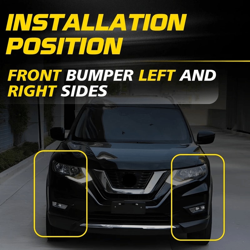 Steel Front Bumper Support Bracket Set Left And Right Premium Durability 4