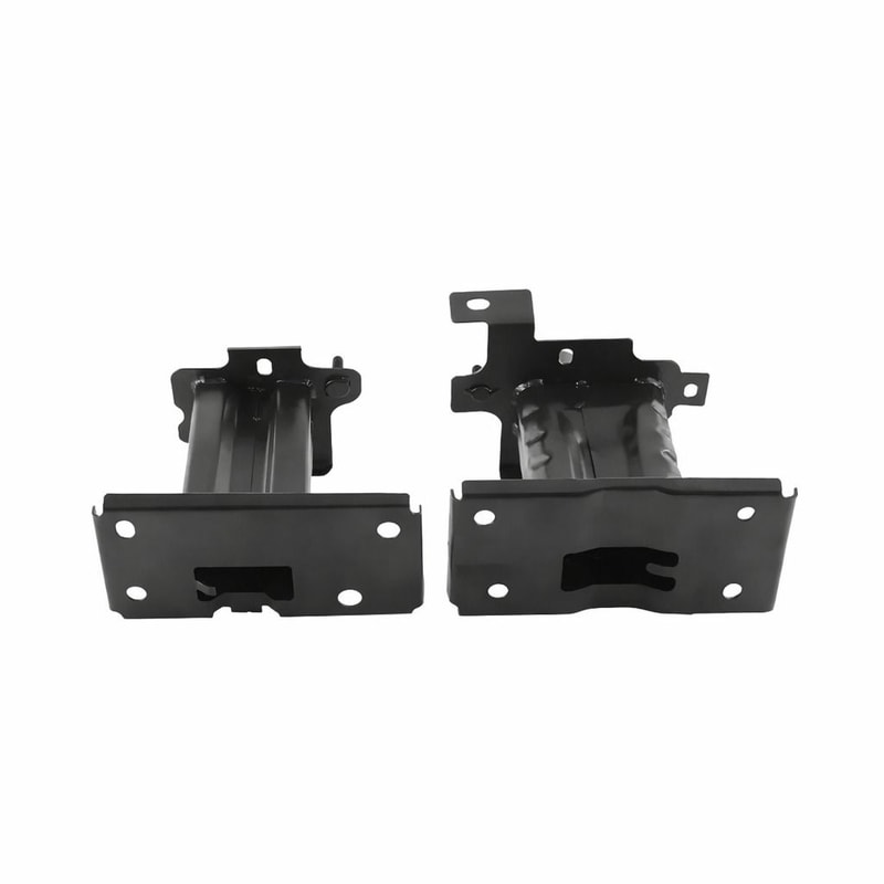 Steel Front Bumper Support Bracket Set Left And Right Premium Durability 0