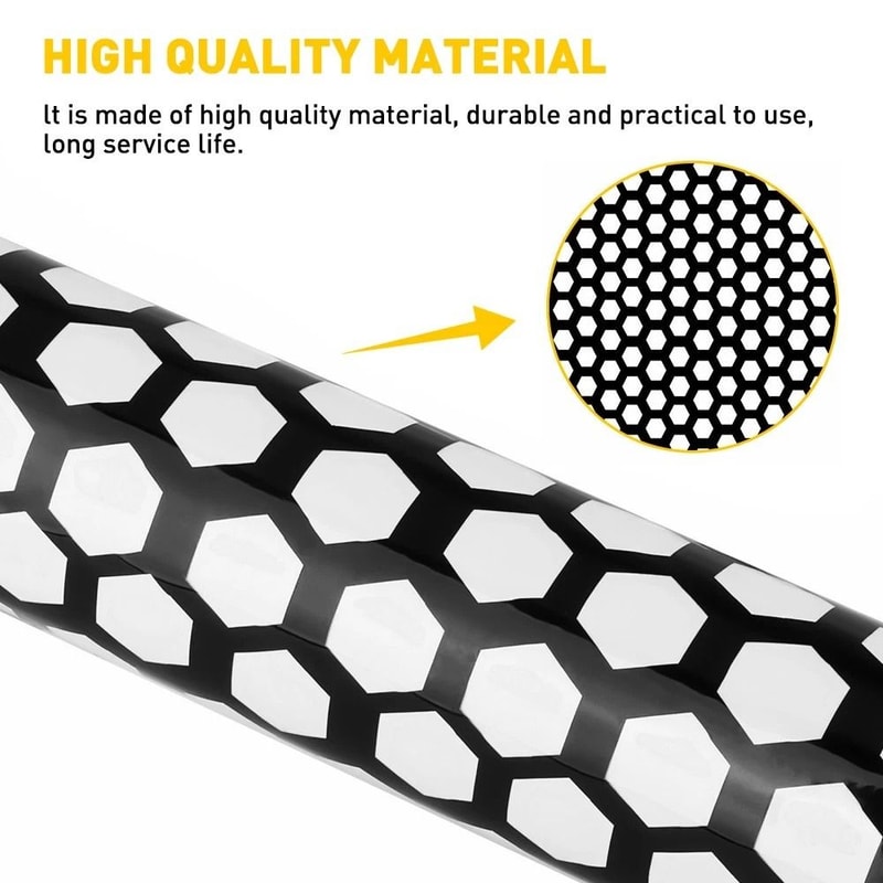 Rear Tail Light Sticker Universal Honeycomb Taillight Lamp Cover Decal For Cars 4