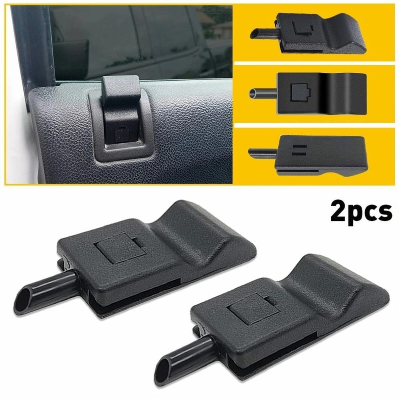 Ebony Black Door Lock Knobs For Chevrolet Avalanche FrontRear Fit 11