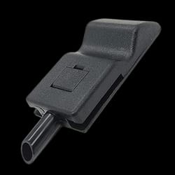 ebony black door lock knobs for chevrolet avalanche, front/rear fit