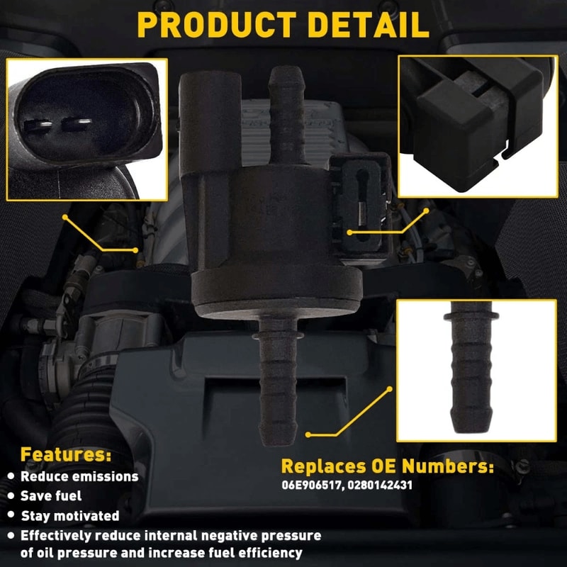 OEM N80 EVAP Purge Valve HighQuality Valve For Easy Installation 6