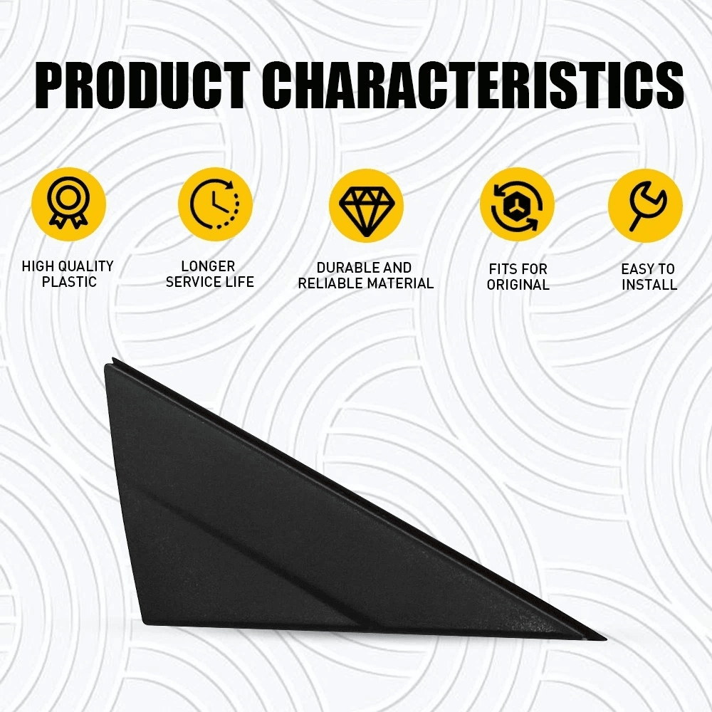 Tucson LH Side Pillar Trim Mirror Corner Molding Premium Quality Trim Upgrade 3