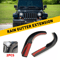 Jeep Wrangler JK Water Rain Diverters Gutter Extension Prevents Water Overflow 9