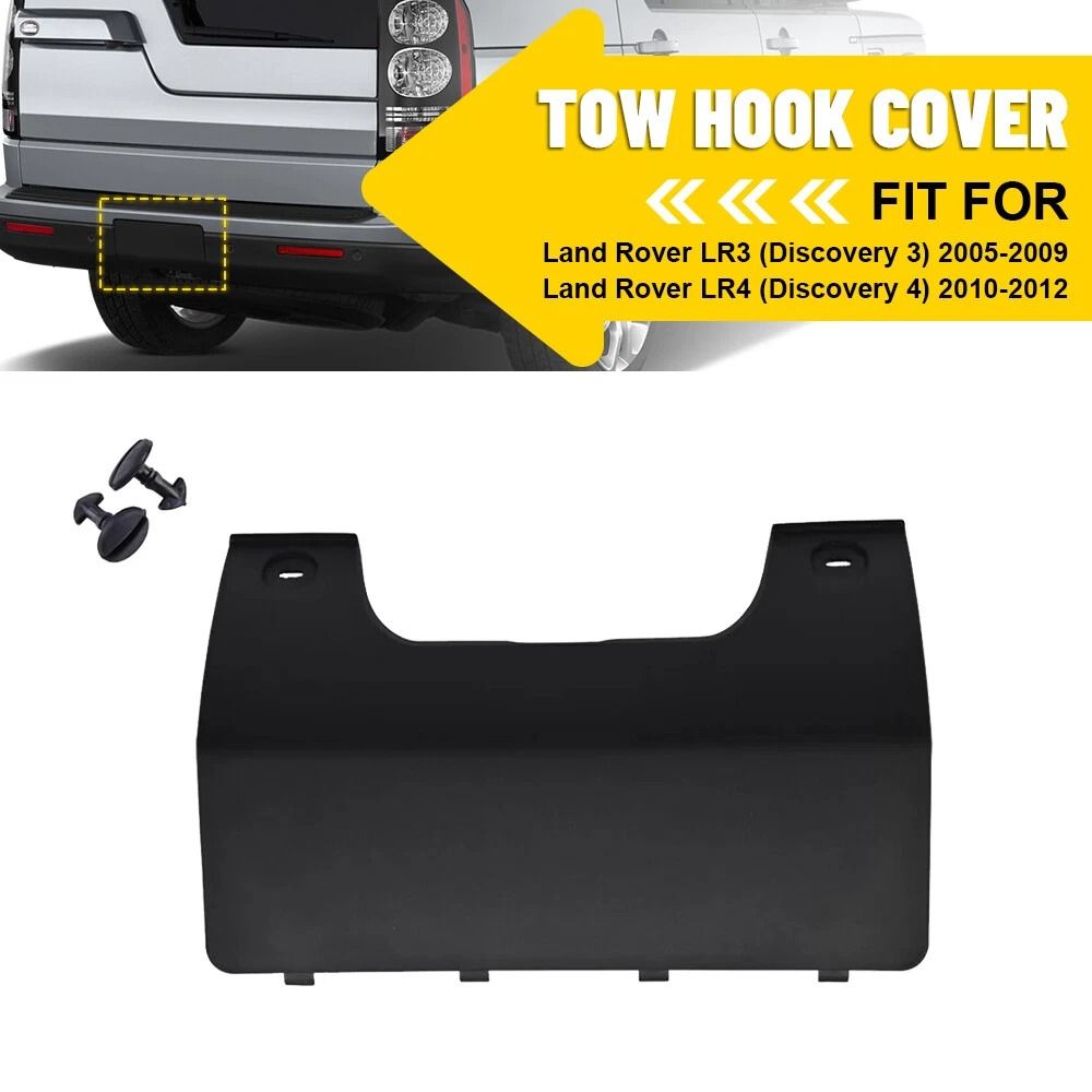 Premium Car Rear Bumper Towing Cover Hook Trim Cap Easy Installation 1