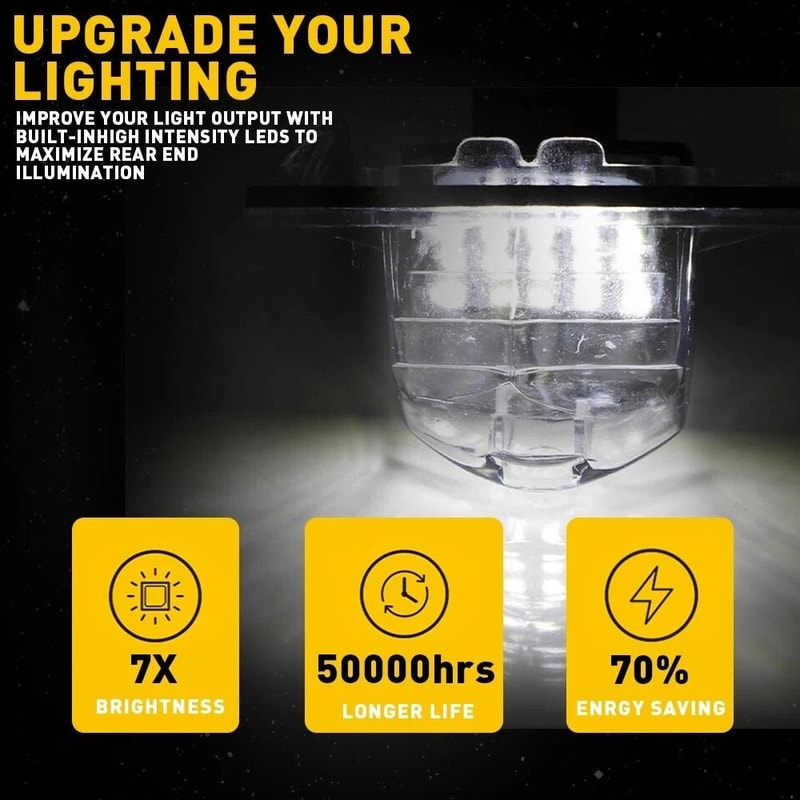 Honda LED License Plate Light Lamp White Bulb Upgrade 5