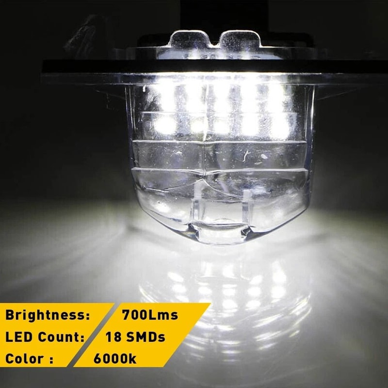 Honda LED License Plate Light Lamp White Bulb Upgrade 6