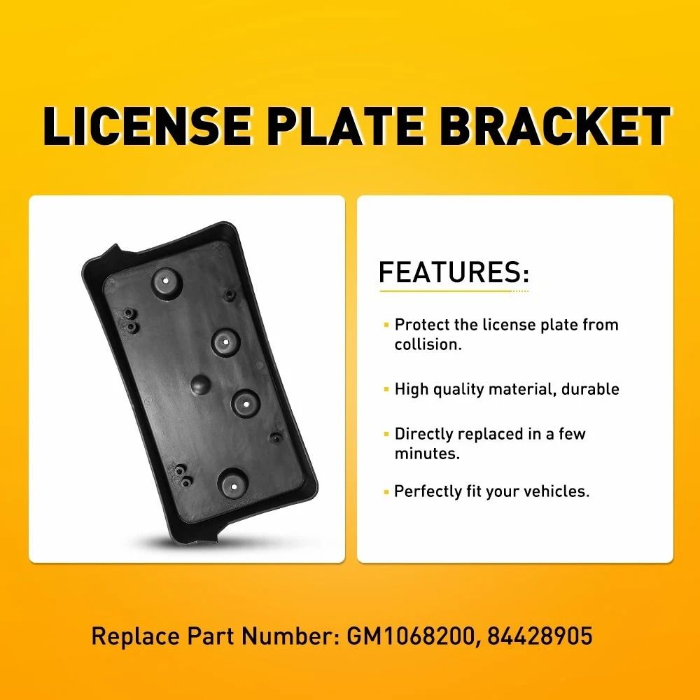 EOE Front License Tag Plate Frame Bracket 3