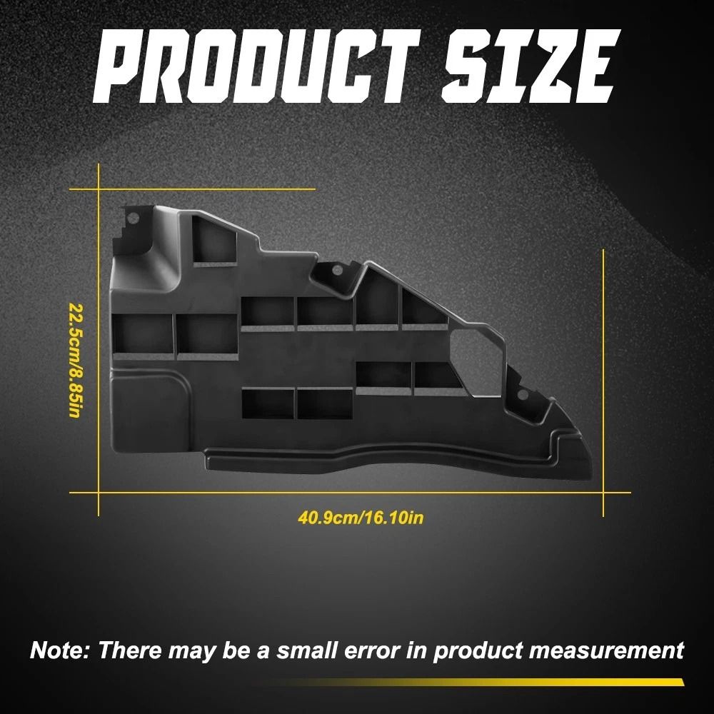 HighDurability Front Bumper Support Bracket Filler Protects Car Reduces Vibration Impact Excellent 1