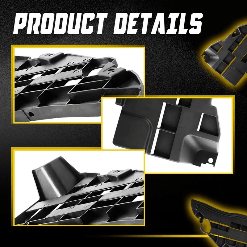 HighDurability Front Bumper Support Bracket Filler Protects Car Reduces Vibration Impact Excellent 5