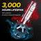 High Brightness HID Xenon Headlight Bulbs White Light Heat Resistant UV Protection PlugandPlay 4