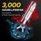 High Brightness HID Xenon Headlight Bulbs White Light Heat Resistant UV Protection PlugandPlay 4