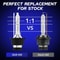High Brightness HID Xenon Headlight Bulbs White Light Heat Resistant UV Protection PlugandPlay 5
