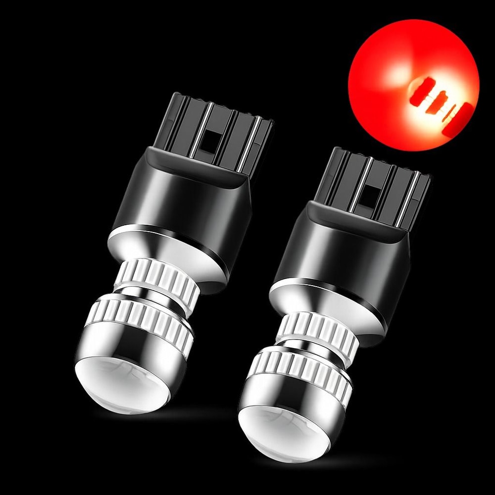 High Power LED Brake Lights Bulbs Red Wedge For Car Truck Waterproof Shockproof 0