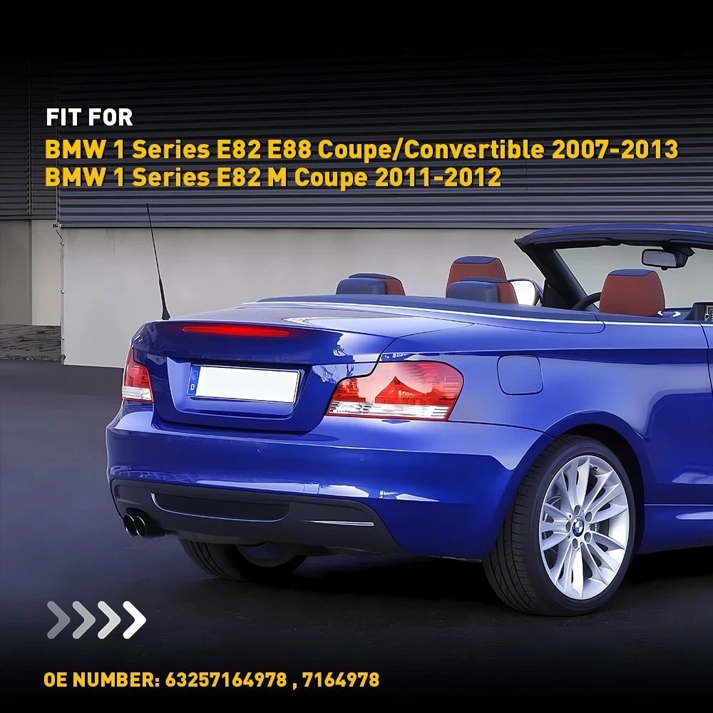 RED High Mount Stop 3rd Brake Light LED Tail Light Waterproof Car Brake Light Durable ABS Housing 1