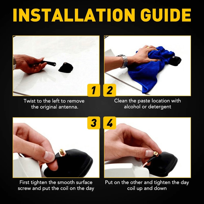 Carbon Fiber Universal Shark Fin Antenna Radio FMAM Signal Boost Antena Radio For Cars Motorcycles 7