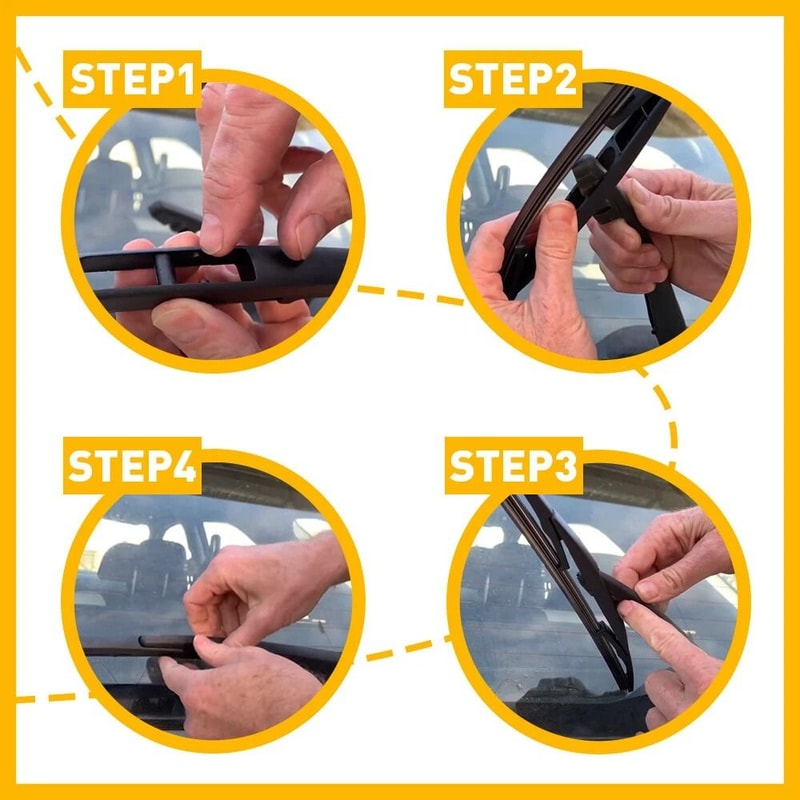 Rear Wiper Arm With Blade LongLasting HighPressure Spring Perfectly Fits Your Vehicle For Clear Rea 10