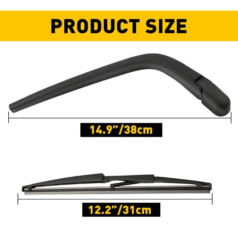 Rear Wiper Arm With Blade LongLasting HighPressure Spring Perfectly Fits Your Vehicle For Clear Rea 2