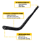Rear Wiper Arm With Blade LongLasting HighPressure Spring Perfectly Fits Your Vehicle For Clear Rea 8