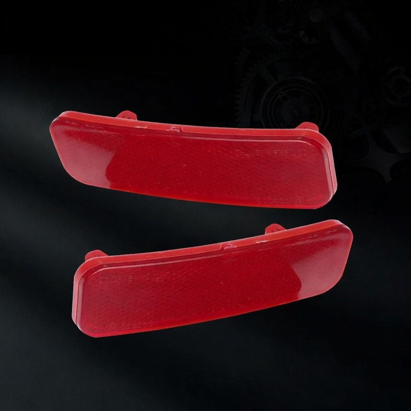 LH RH Rear Bumper Reflector Light Lamp Direct Replacement HighQuality ABS Sealed For Durability 0