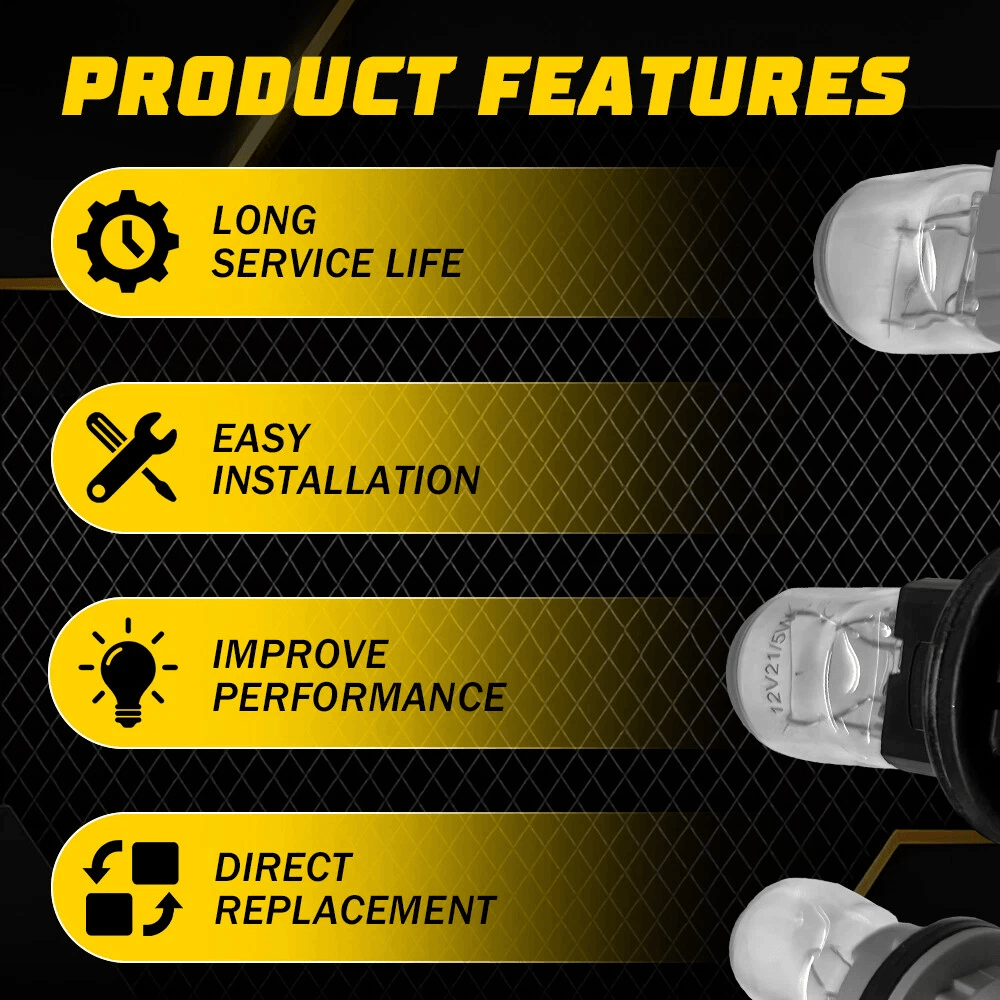 Bulbs Sockets For Tail Lights Brake Reverse Signal Stable Performance Easy Installation 6