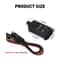 Waterproof SAE To USB Cable Adapter Motorcycle USB Charger With Power Switch LED Power Indication F 2