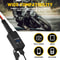 Waterproof SAE To USB Cable Adapter Motorcycle USB Charger With Power Switch LED Power Indication F 5