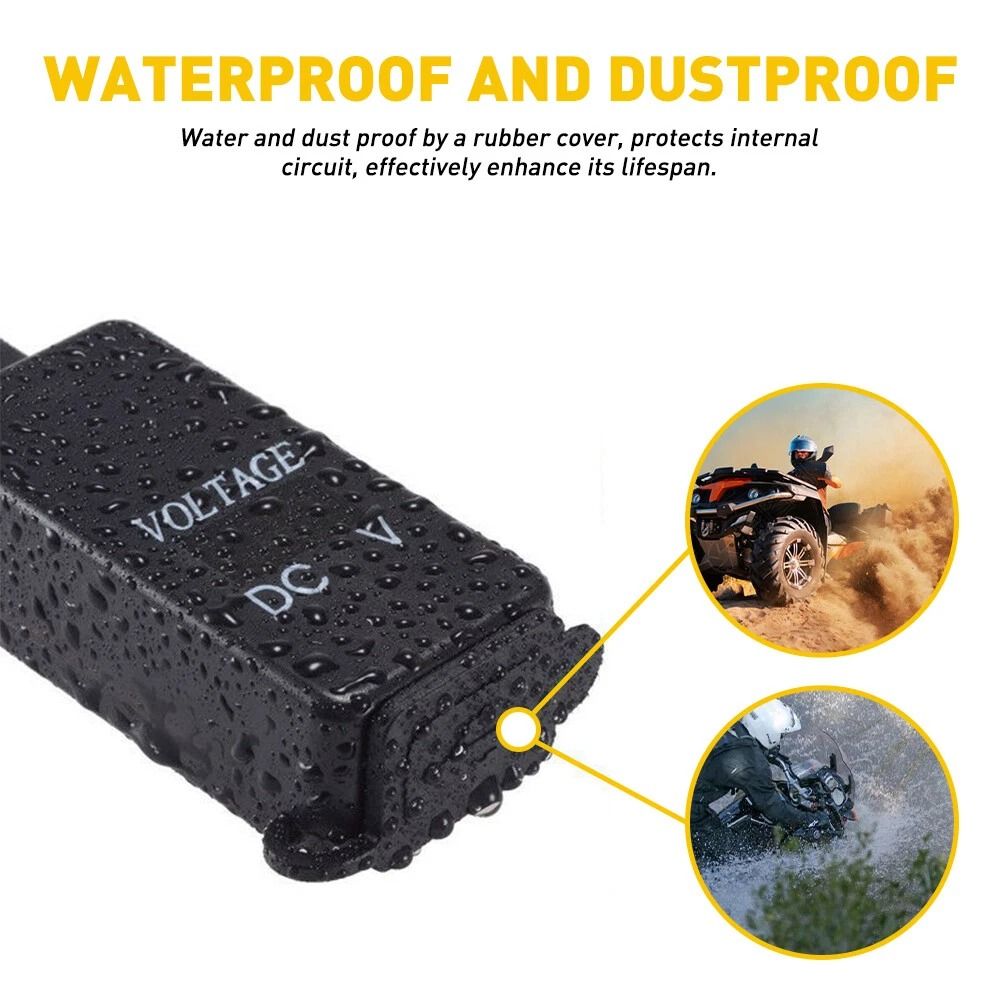 Waterproof SAE To USB Cable Adapter Motorcycle USB Charger With Power Switch LED Power Indication F 6