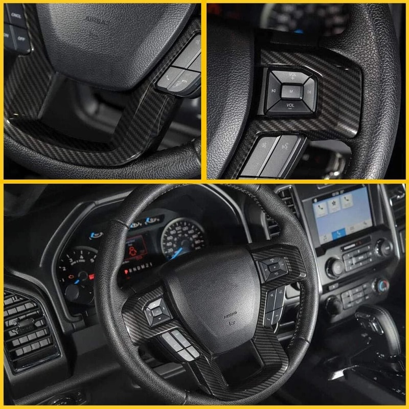 Car Steering Wheel Trim Cover HighQuality ABS Bezels To Prevent Scratches And Enhance Interior 7
