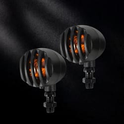 amber lens led turn signal indicator, 3-wire motorcycle blinker light, motorcycle signal light for better visibility