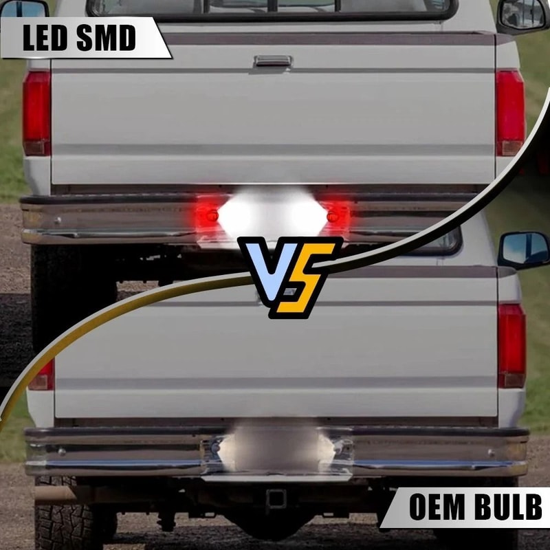 RED TUBE LED License Plate Light Wiring Harness Socket For Vehicles Bright And Reliable 4