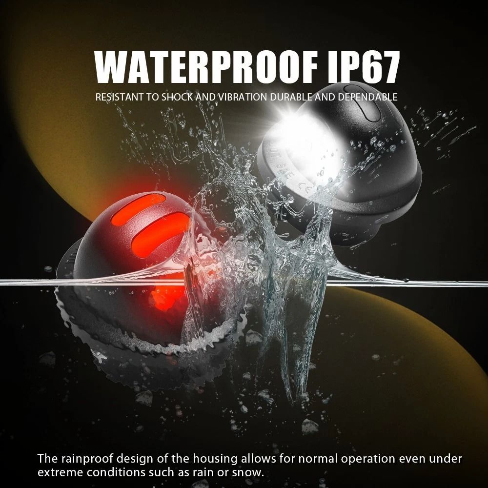 RED TUBE LED License Plate Light Wiring Harness Socket For Vehicles Bright And Reliable 5