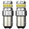HighPerformance LED Brake Tail Signal Stop Light Bulbs White Easy Install 0