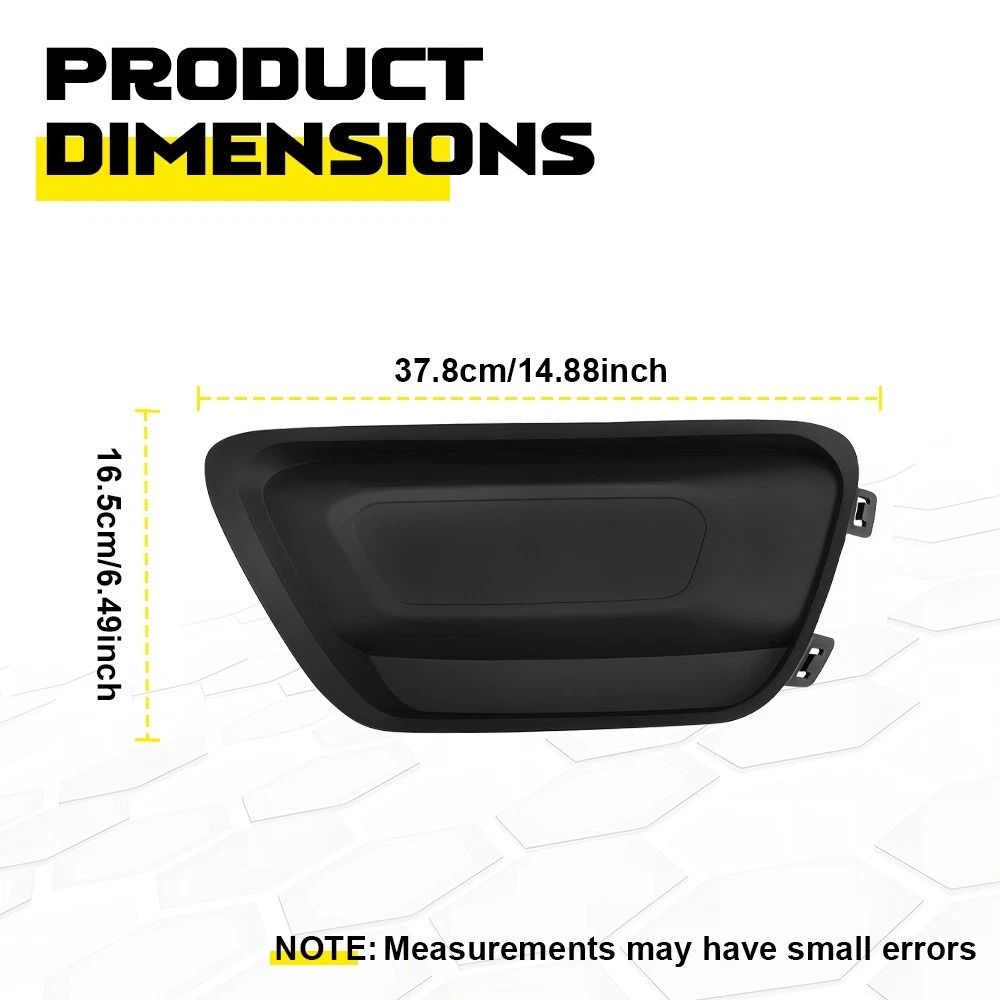 Front Left Side Fog Light Cover Premium Fit For Your Car Enhance Vehicle Look 1