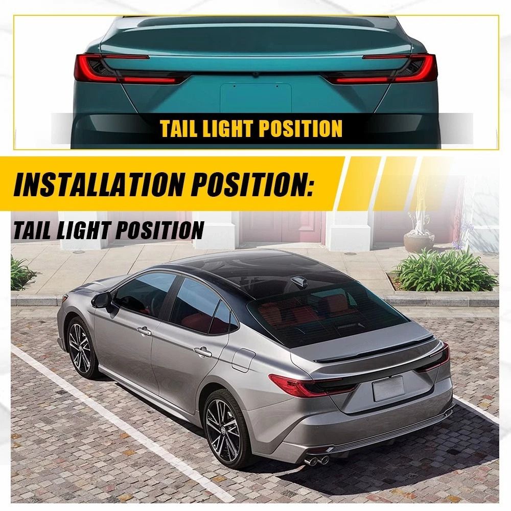 PreCut Vinyl Overlay Tail Light Blackout Tint Durable SelfAdhesive Sticker For Car Taillights Perfe 7