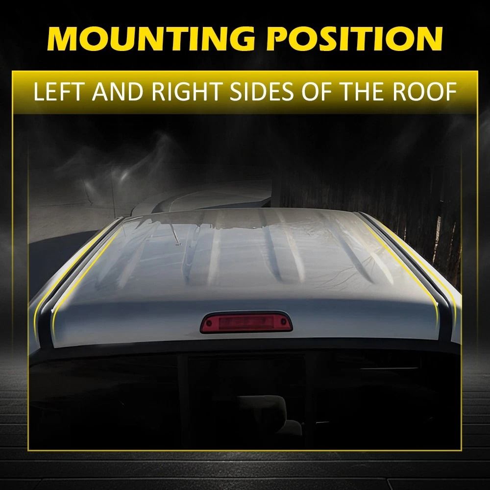 Double Cab RH LH Roof Drip Molding AntiAging Rubber Material Simple Installation Longlasting Durab 5