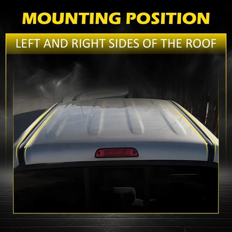 Double Cab RH LH Roof Drip Molding AntiAging Rubber Material Simple Installation Longlasting Durab 5