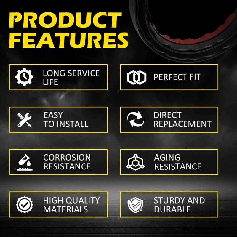 Double Cab RH LH Roof Drip Molding AntiAging Rubber Material Simple Installation Longlasting Durab 6