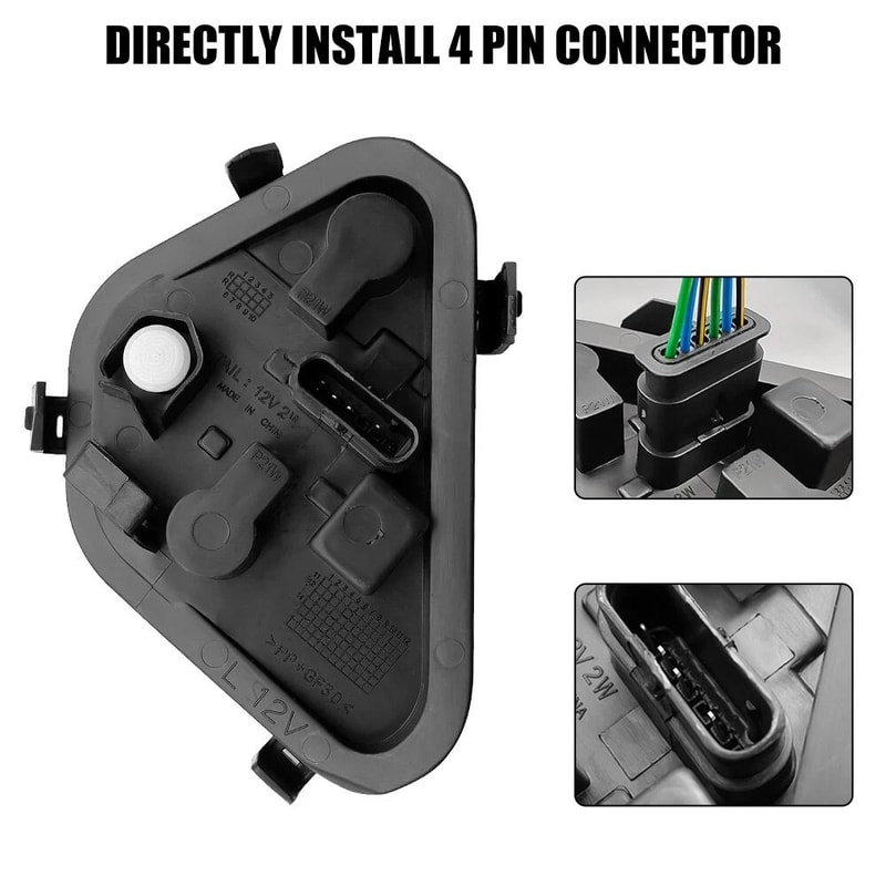 Tail Light Lamp Bulb Socket Rear Left Panel Perfect Fit With Wire Harness Stable Performance For Ve 6