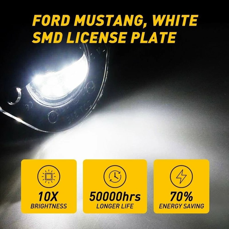White SMD LED License Plate Light HighQuality Lamp Bright And EnergyEfficient Vehicle Light 1